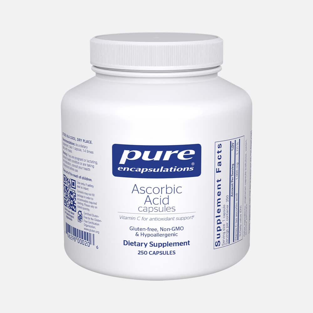 Ascorbic Acid Vitamin C 1000mg - 250 Capsules