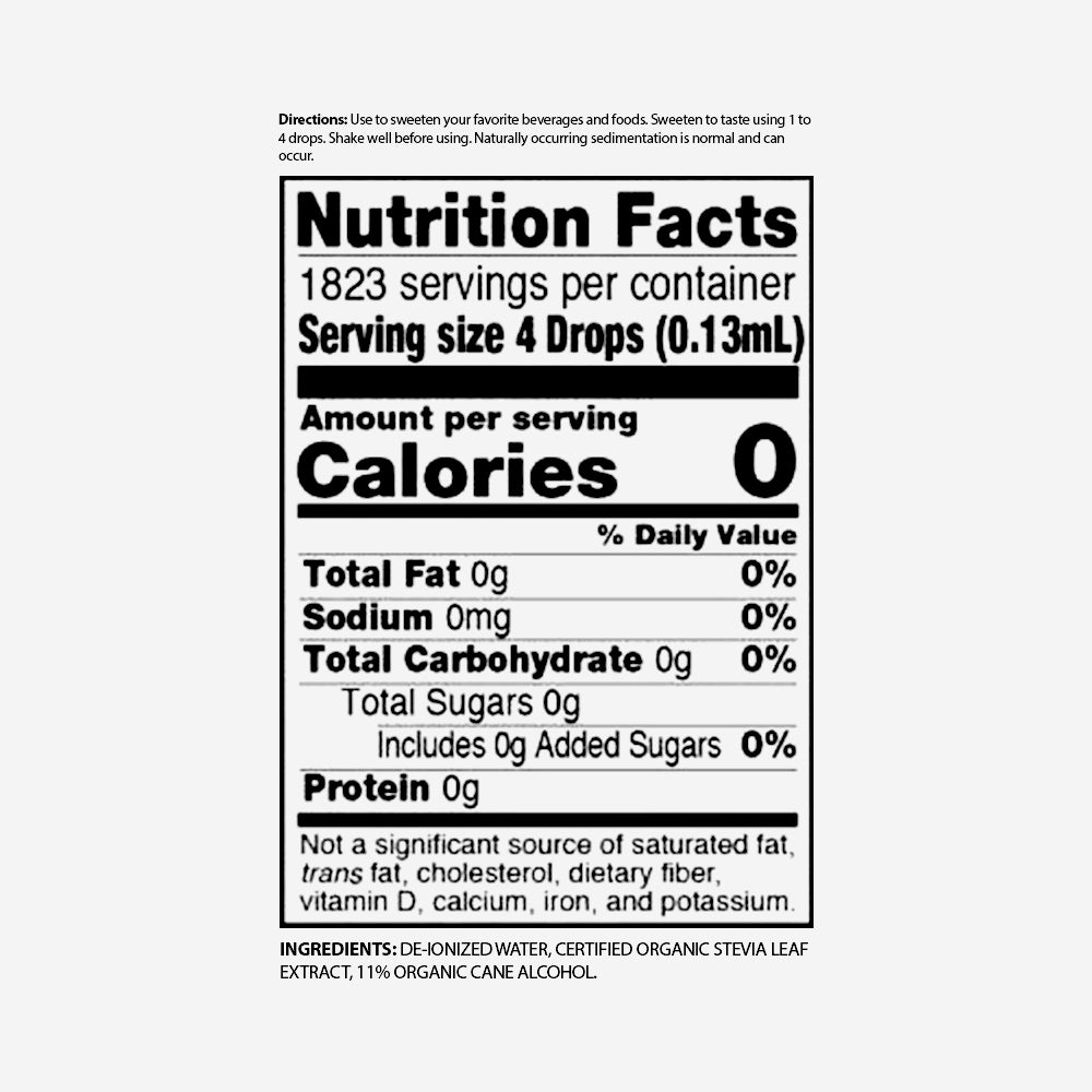 BetterStevia Liquid Clear - 8 fl oz (236 ml)