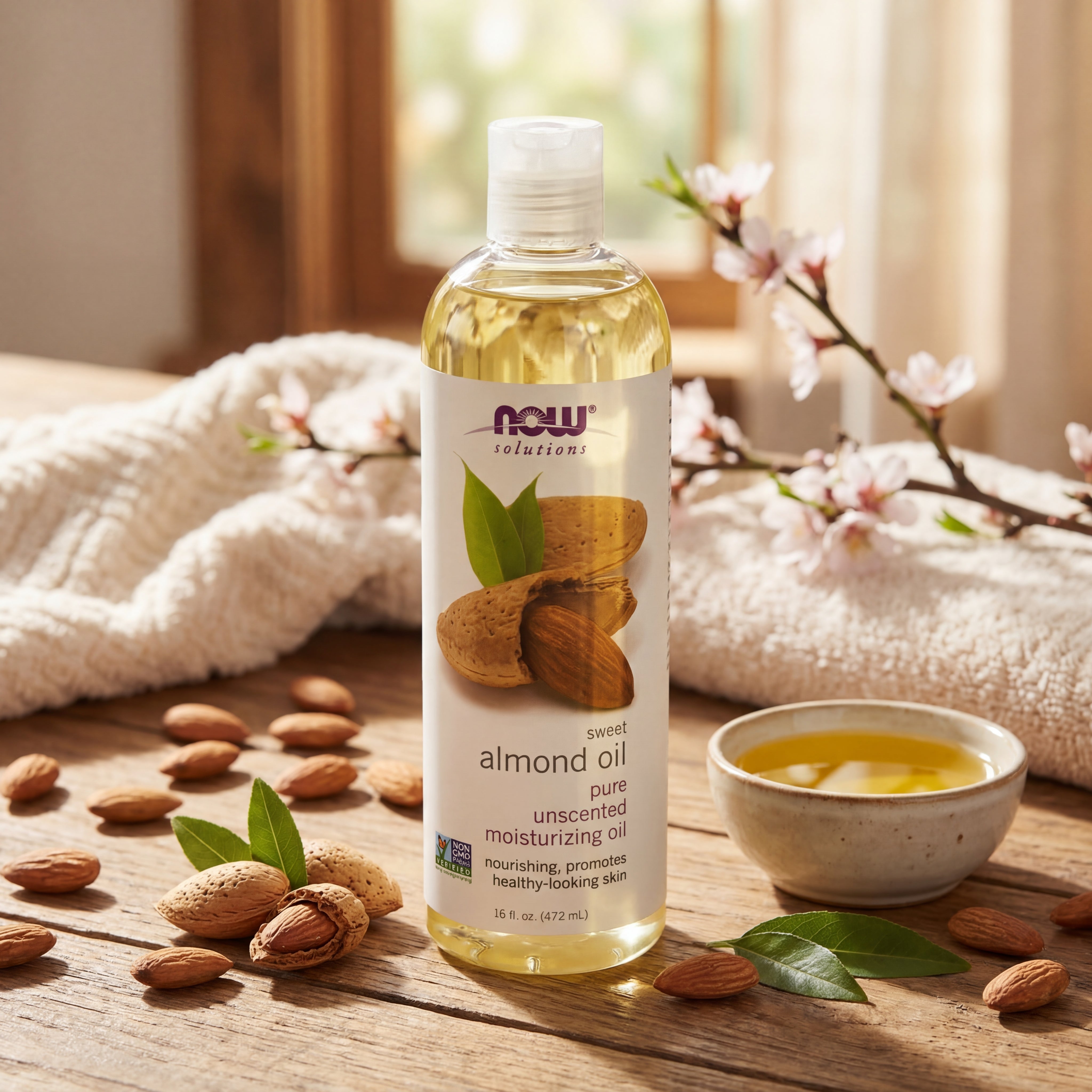 Sweet Almond Oil 100% Pure - 16 oz Liquid