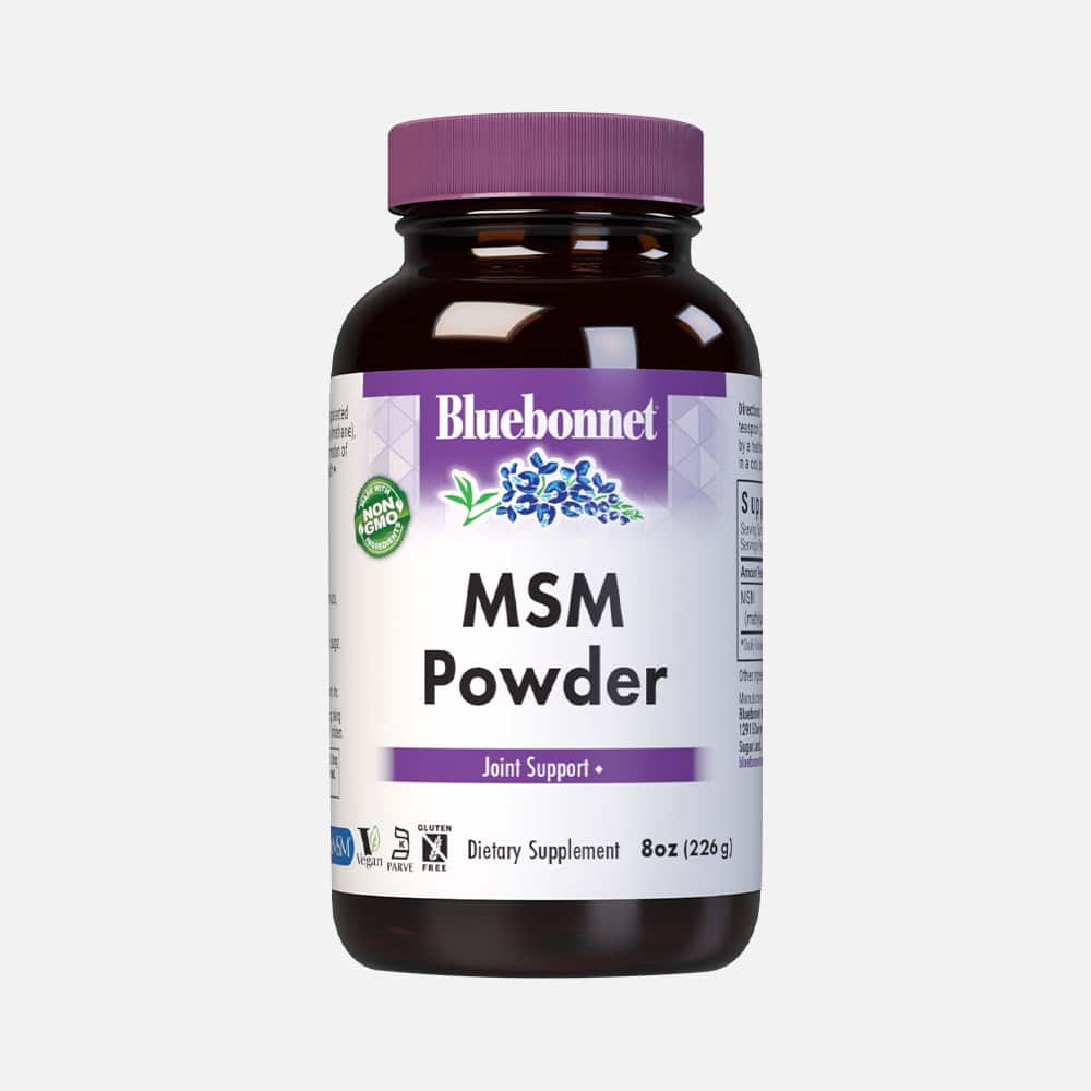 MSM Powder 2600mg (OptiMSM) - 8 oz Powder