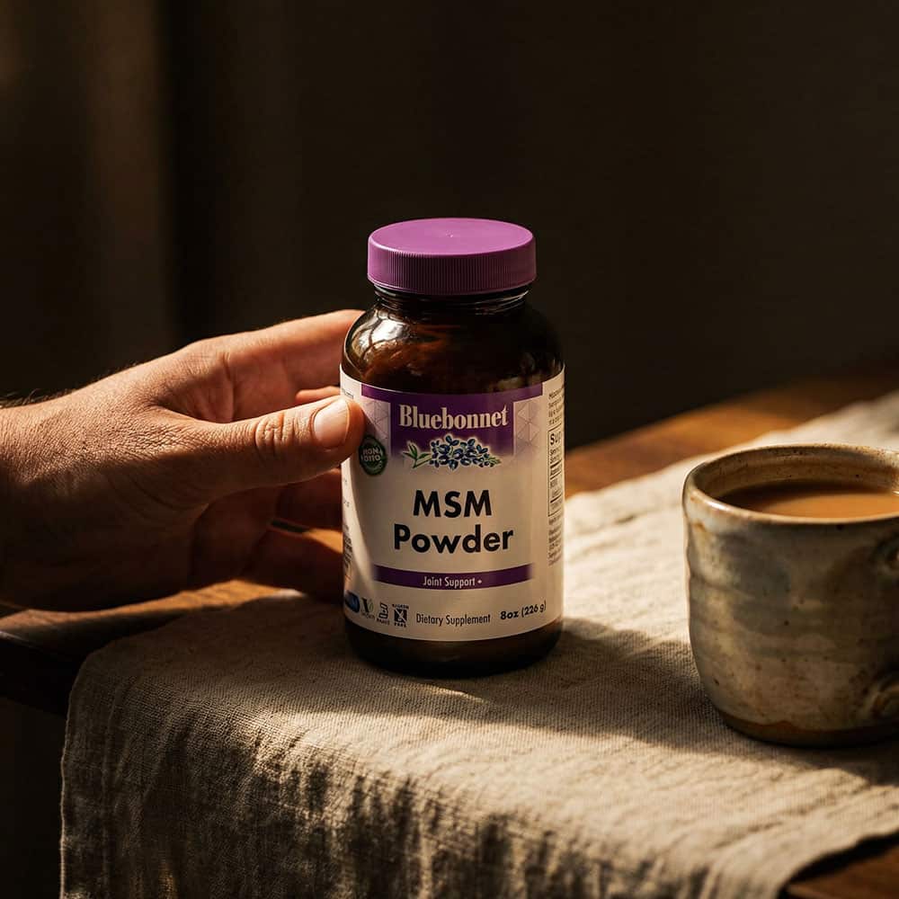 MSM Powder 2600mg (OptiMSM) - 8 oz Powder