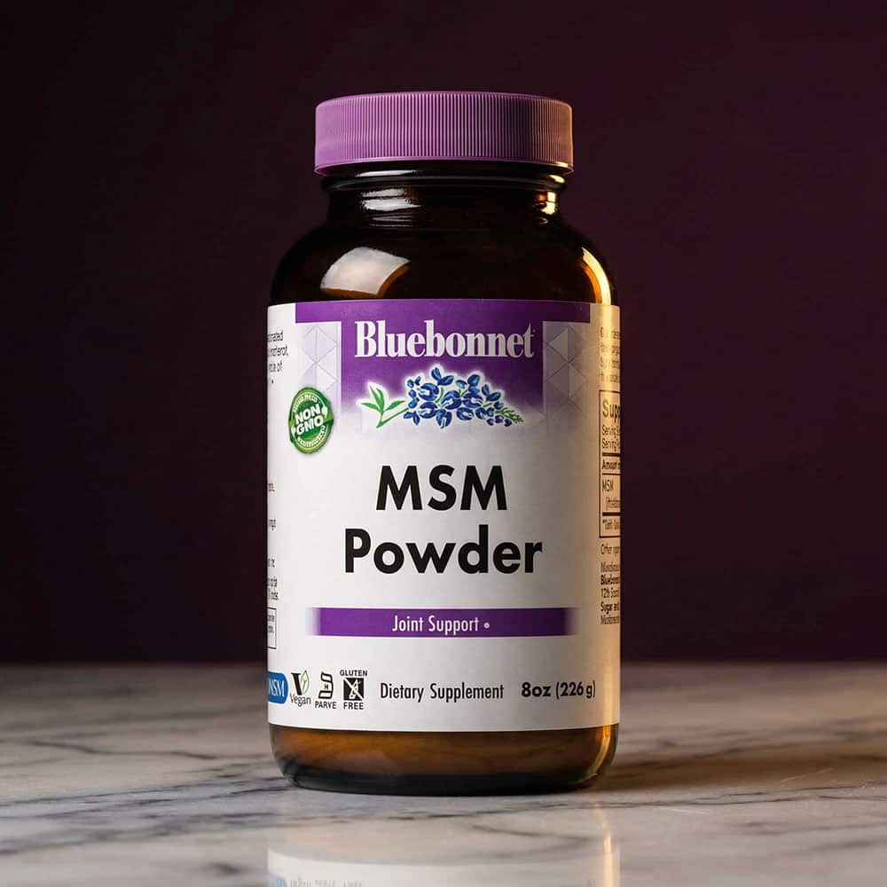 MSM Powder 2600mg (OptiMSM) - 8 oz Powder