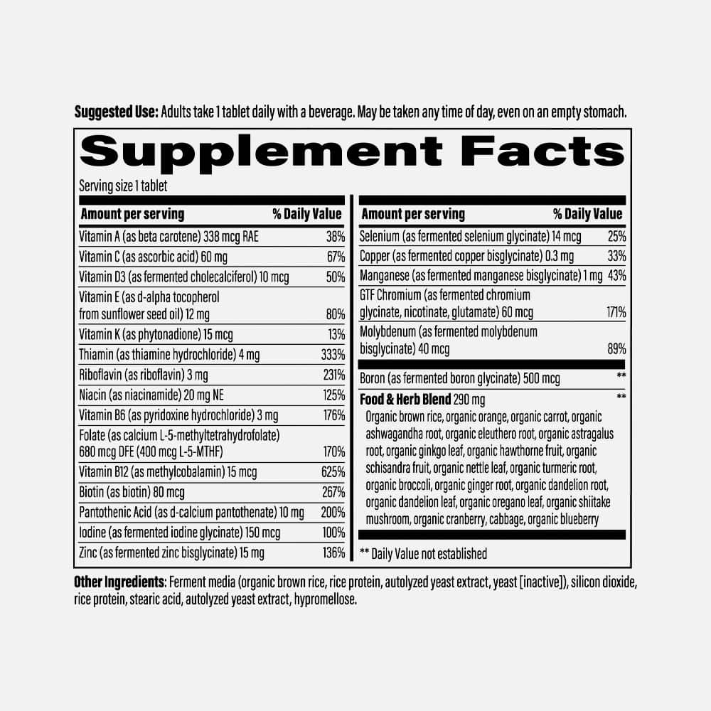 Men's 40+ One Daily Multivitamin - 90 Tablets