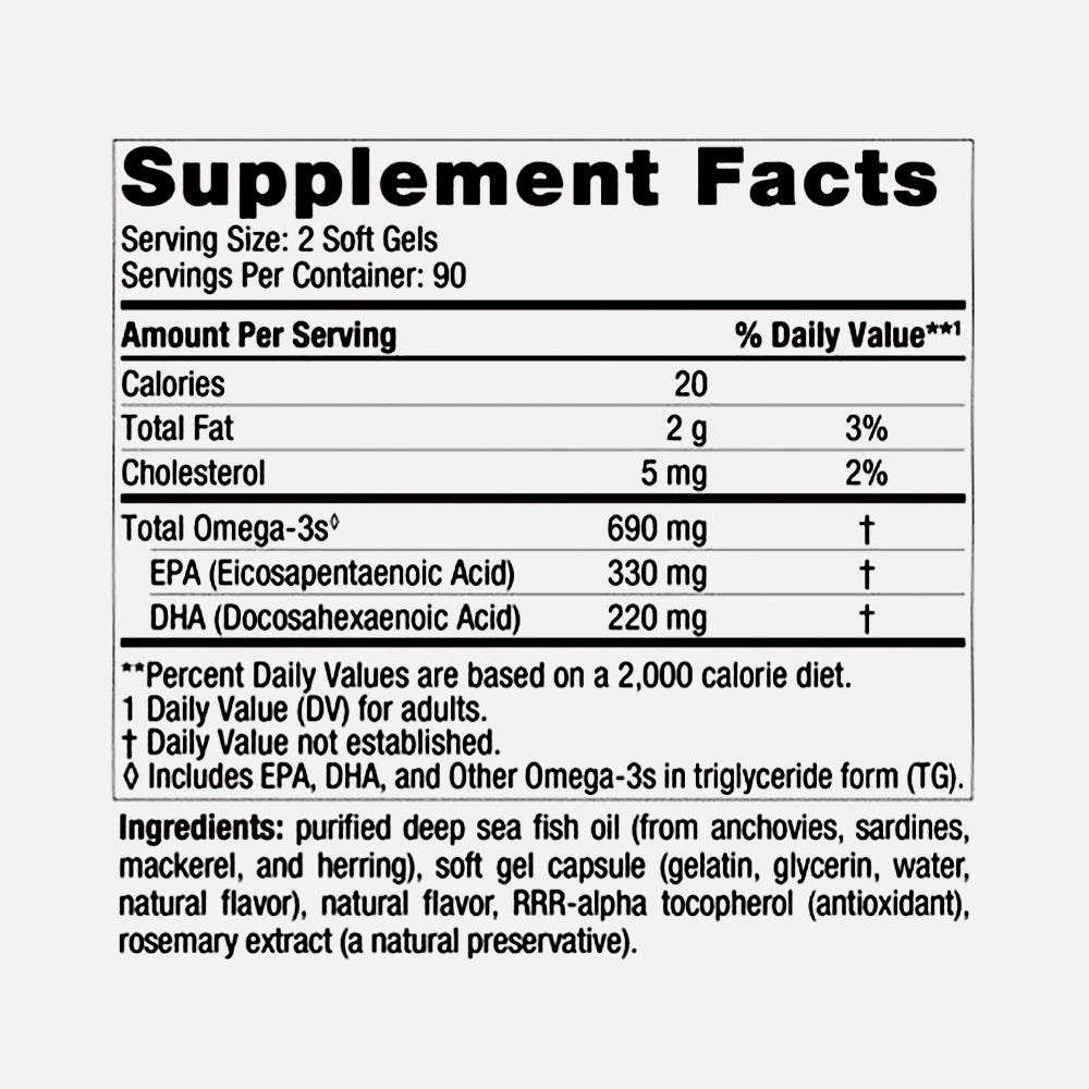 Omega-3 - Lemon