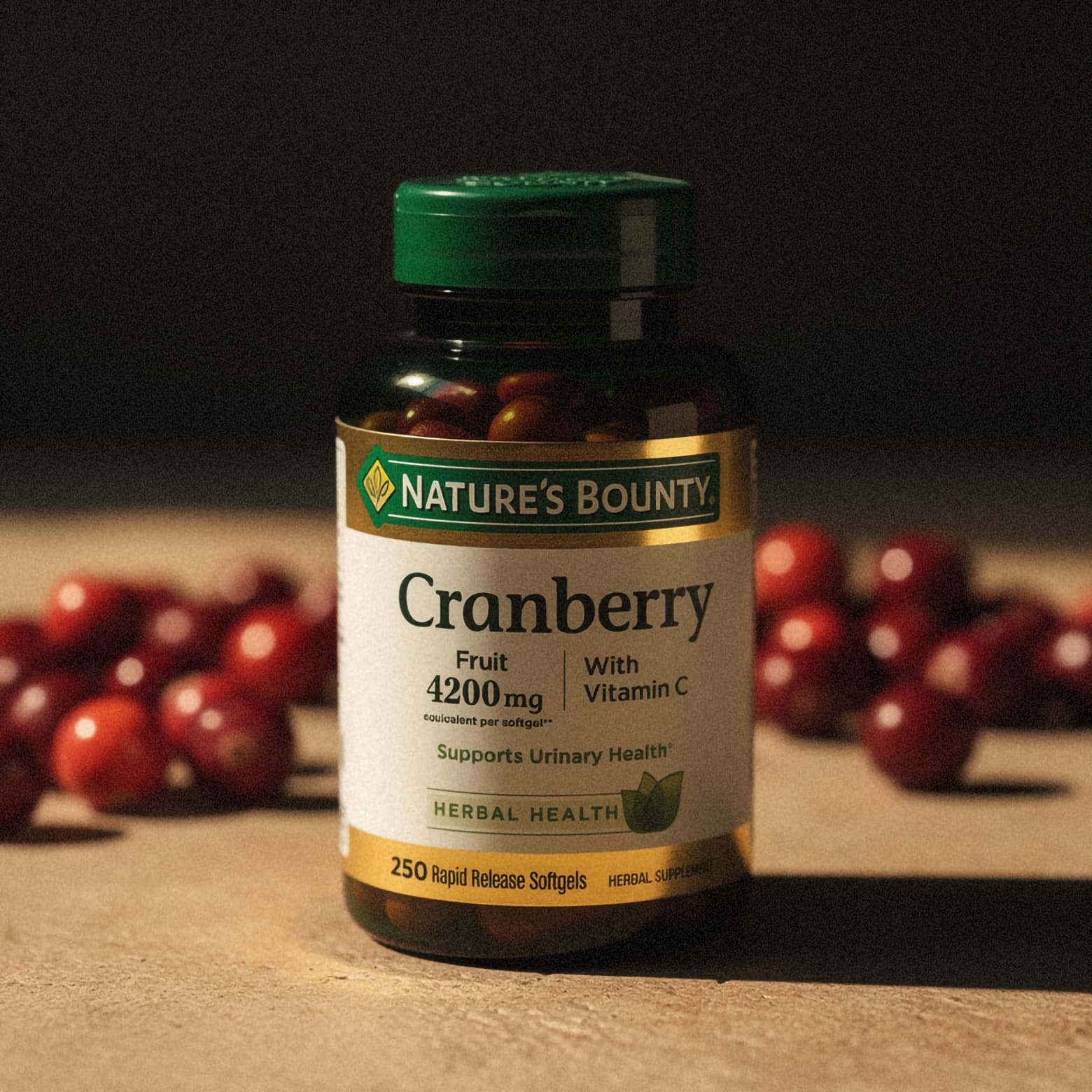 Cranberry 4200mg with Vitamin C - 250 Softgels