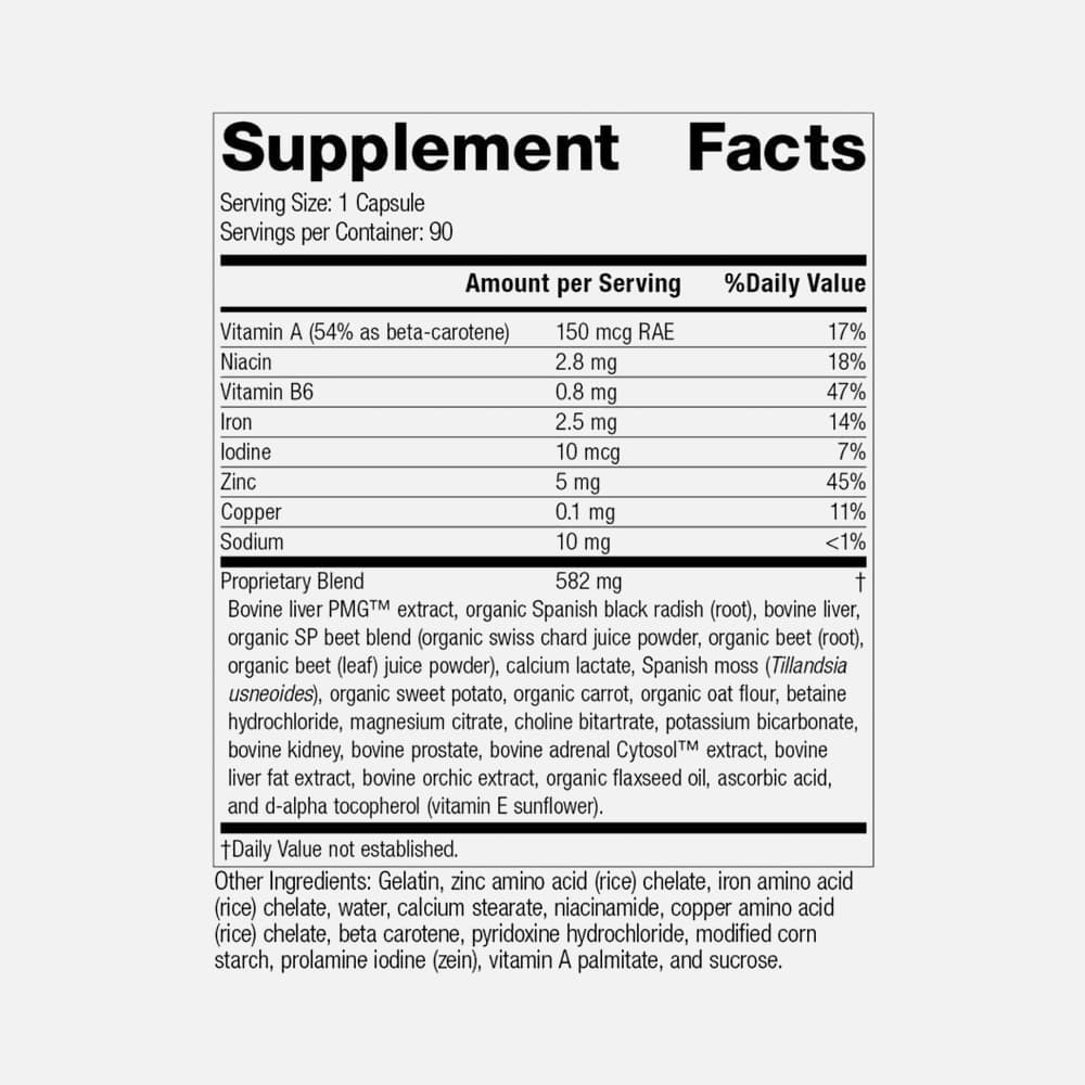 Standard Process Livaplex - 90 Capsules