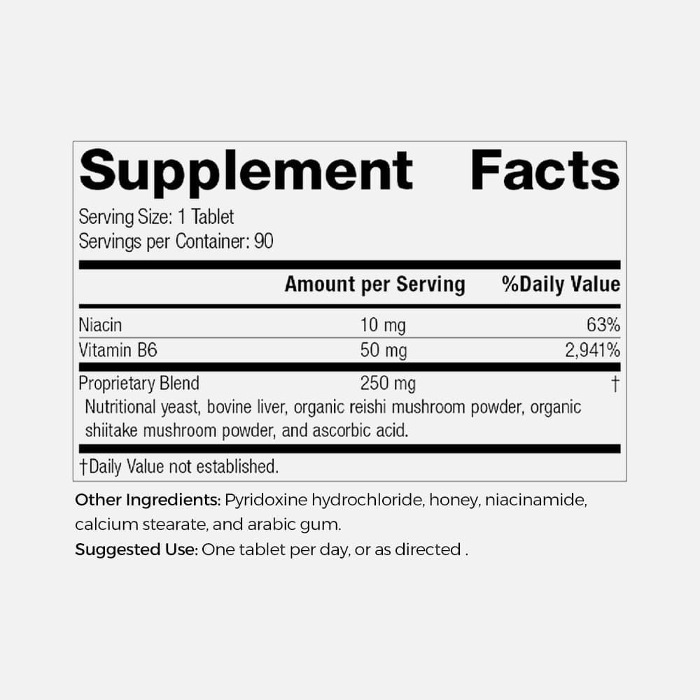 B6-Niacinamide 15mg/150mg - 90 Tablets