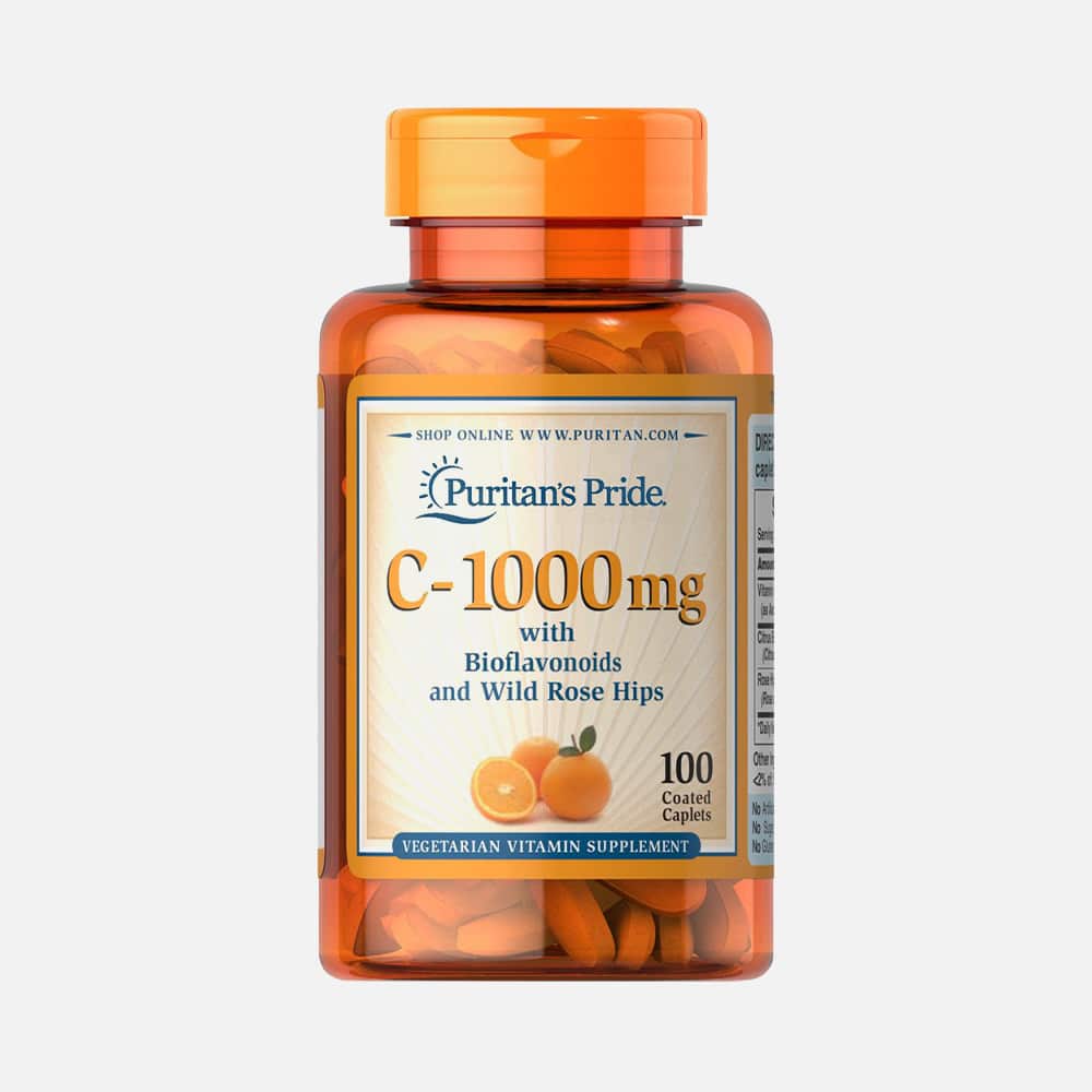 Vitamin C 1000mg with Rose Hips - 100 Caplets