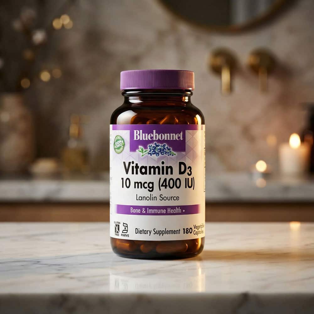 Vitamin D3 400 IU - 180 Vegetable Capsules