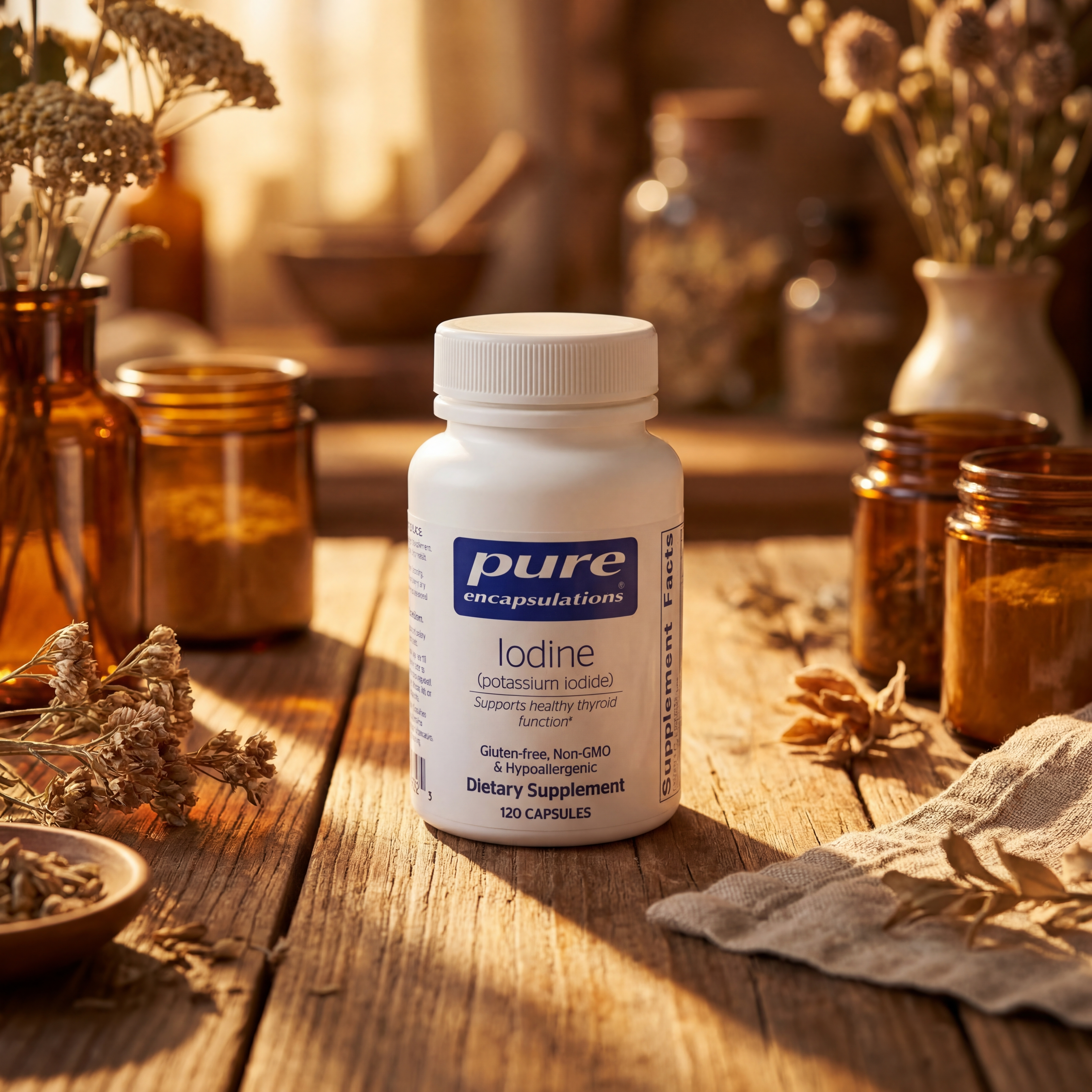 Iodine (Potassium Iodide) 225mcg - 120 Capsules