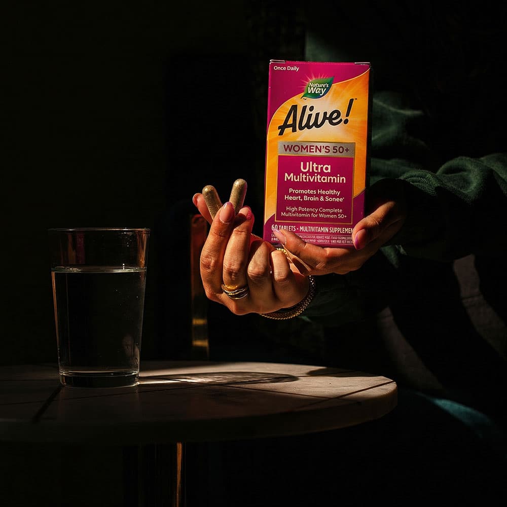 Alive! Women's 50 + Multivitamin High Potency - 60 Tablets
