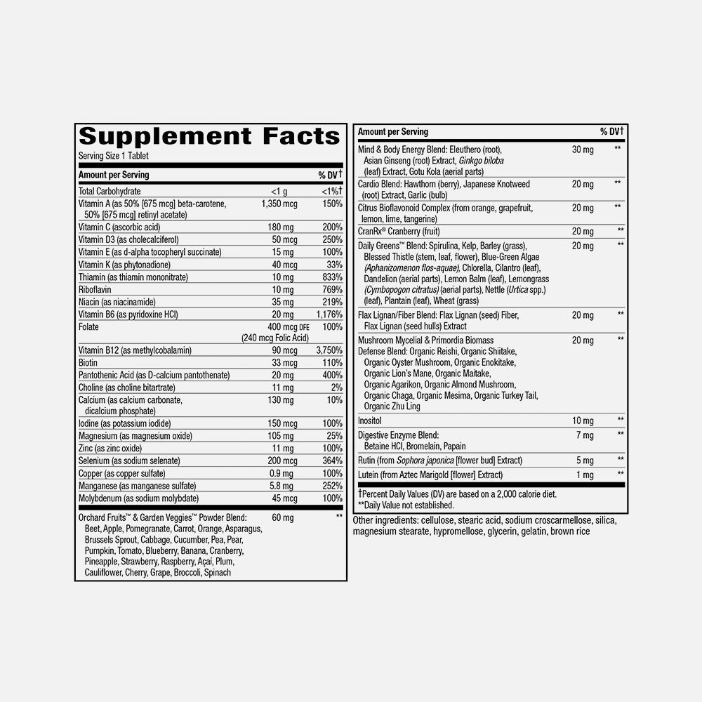Alive! Women's 50 + Multivitamin High Potency - 60 Tablets