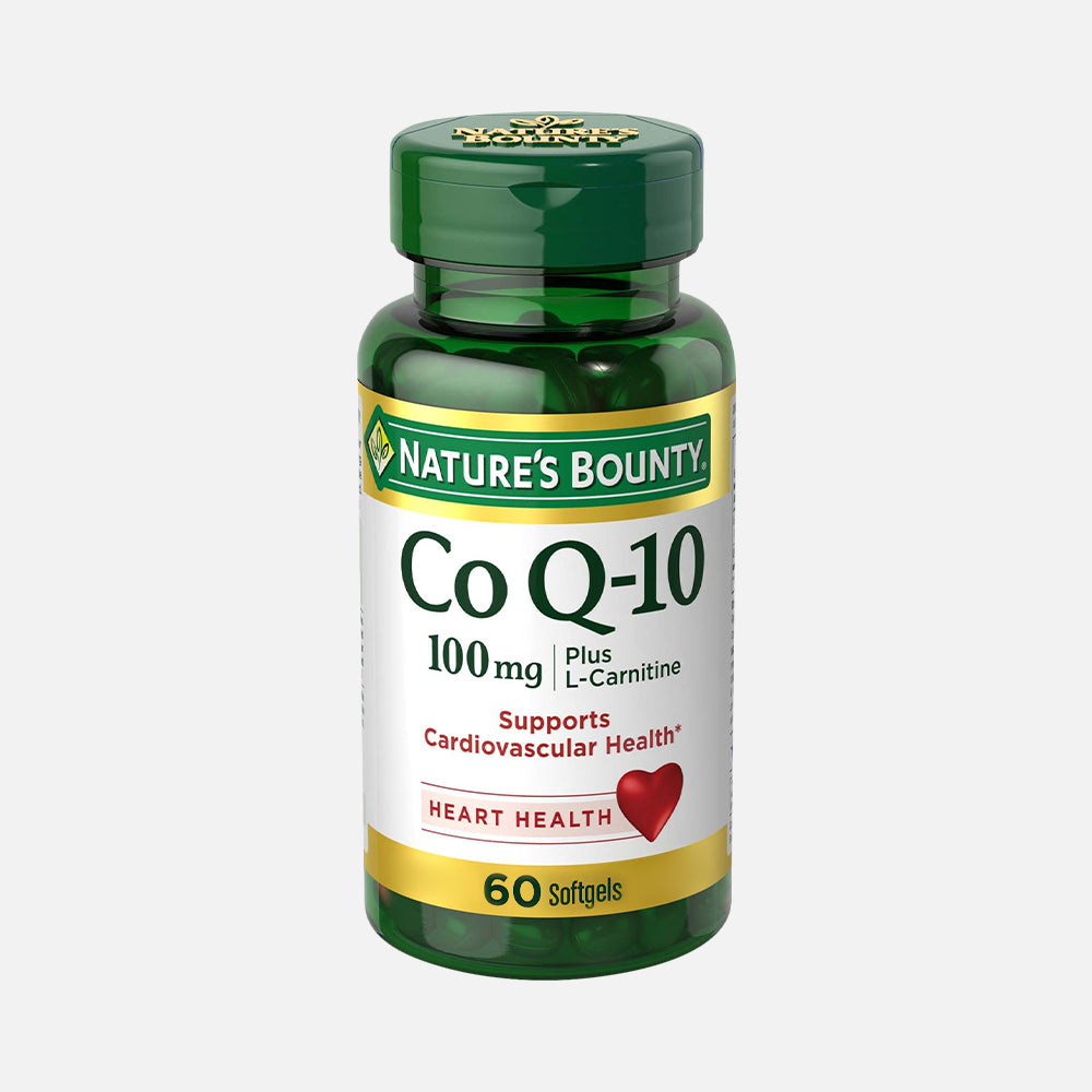 CoQ10 100mg Plus L-Carnitine - 120 Softgels