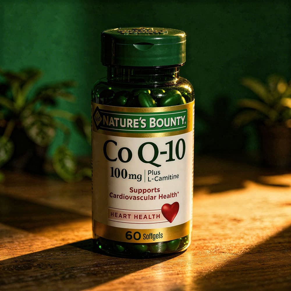 CoQ10 100mg Plus L-Carnitine - 120 Softgels