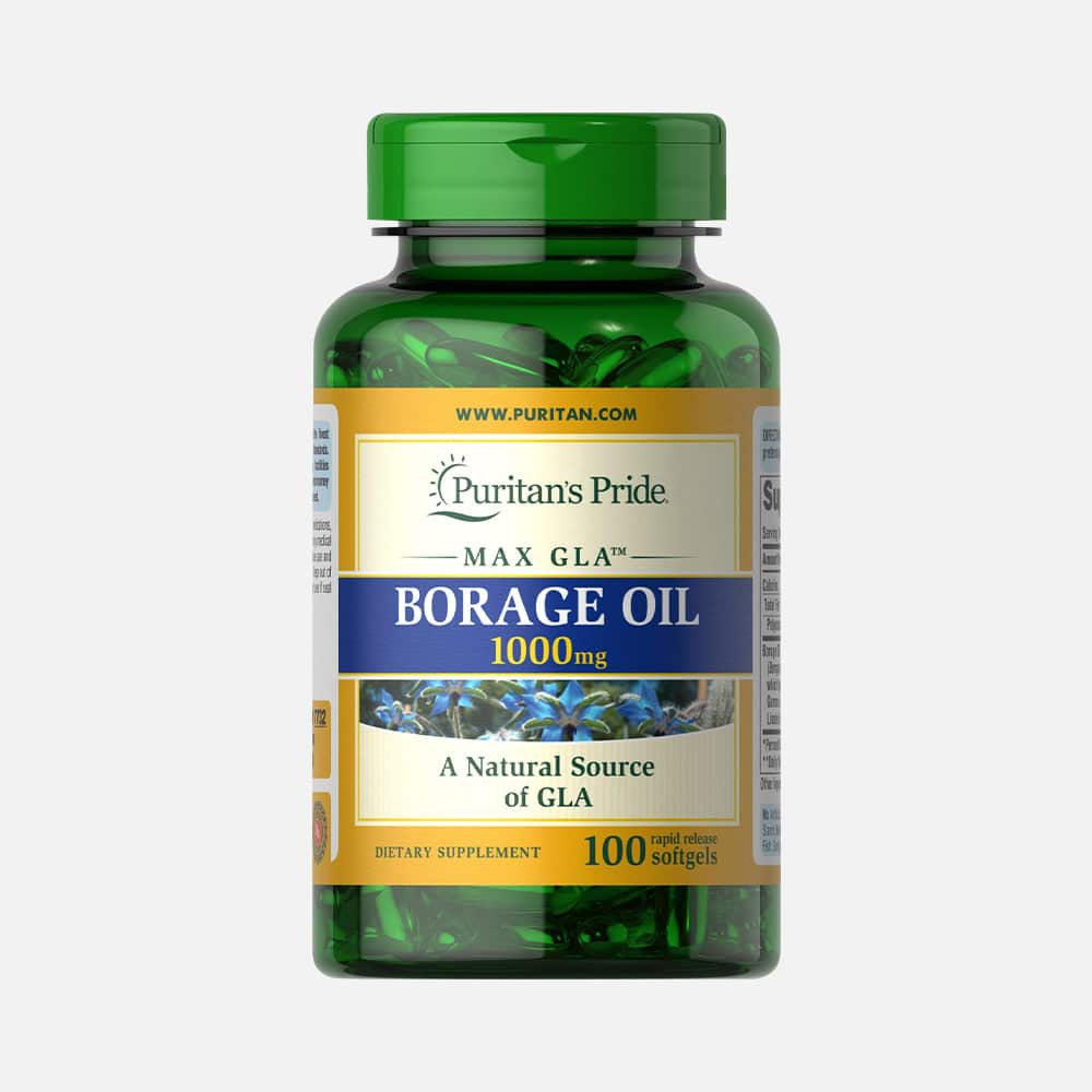 Borage Oil 1000mg - 100 Softgels