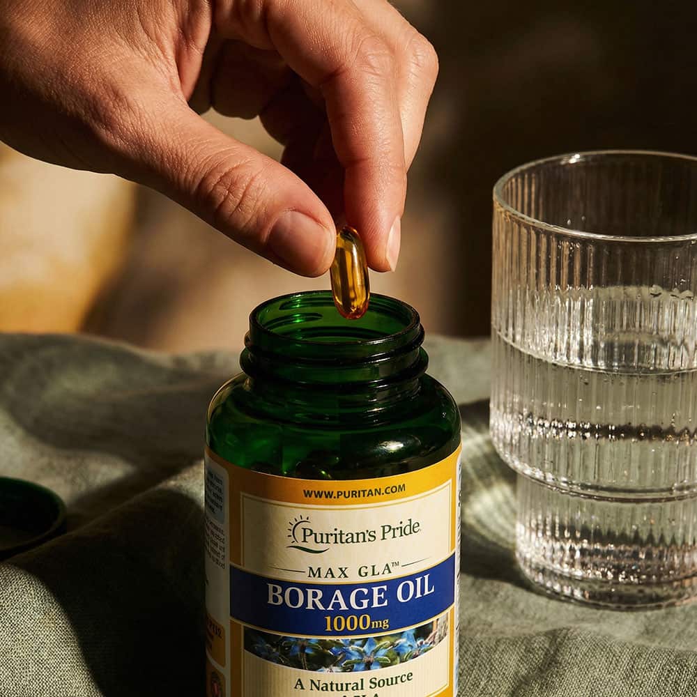 Borage Oil 1000mg - 100 Softgels