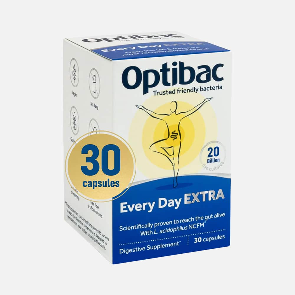 OptiBac Every Day Extra 20 Billion CFU - 30 Capsules