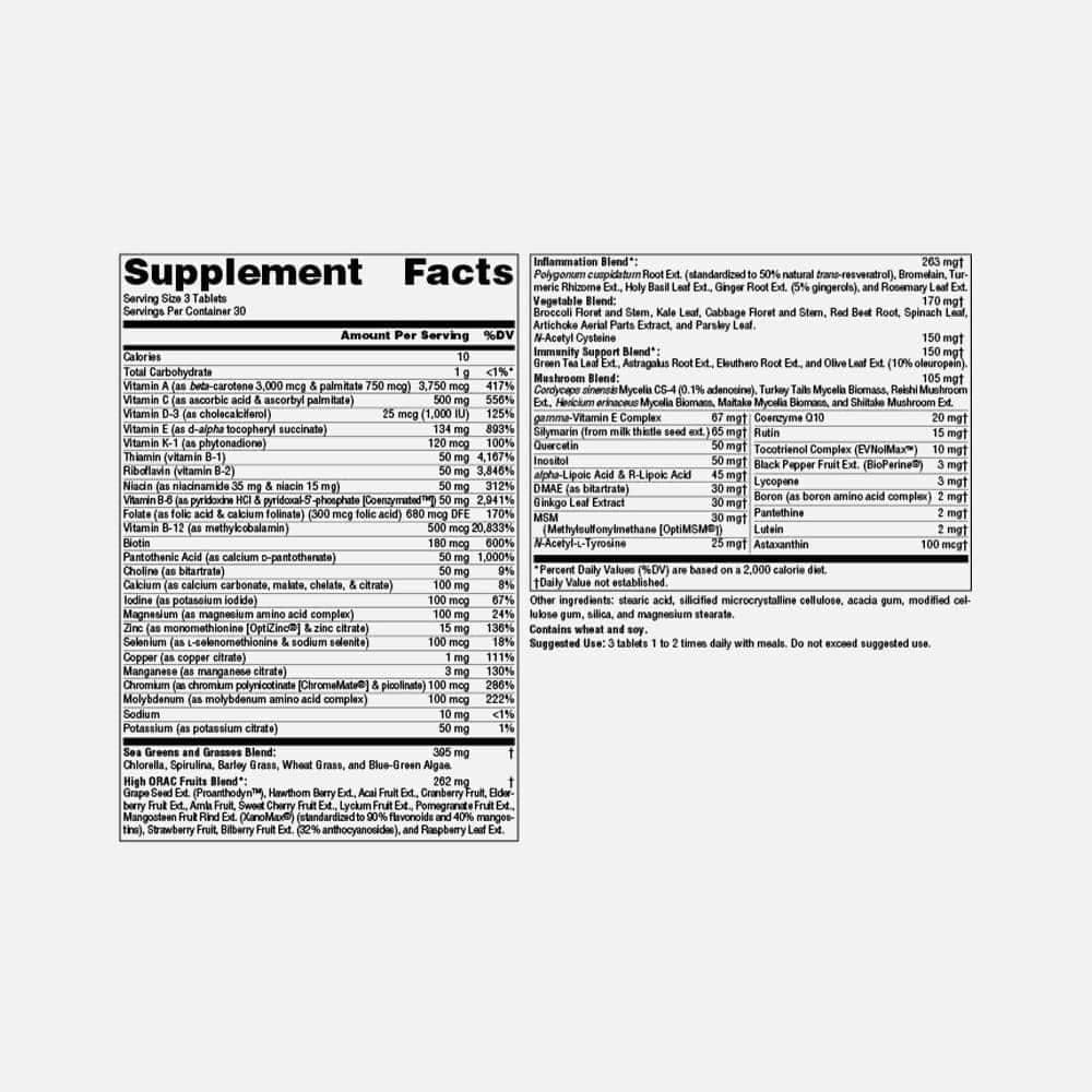 Life Force Green Multiple Energy Activator - 90 Tablets