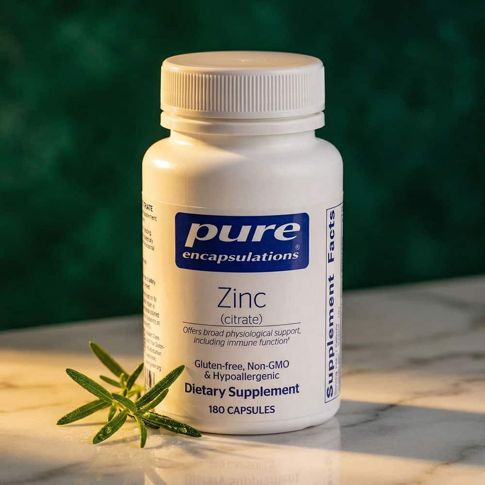 Zinc Citrate - 180 Vegan Capsules
