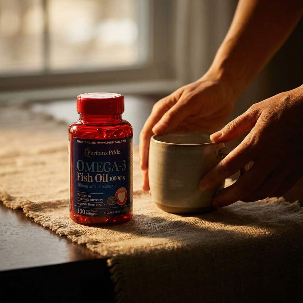 Omega-3 Fish Oil 1000mg - 100 Softgels