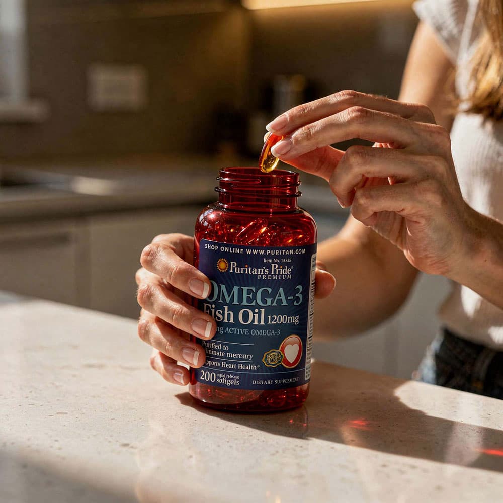 Omega-3 Fish Oil 1200mg - 200 Softgels