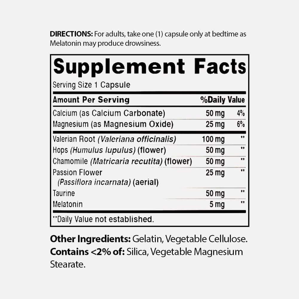 Melatonin 3mg - 100 Capsules