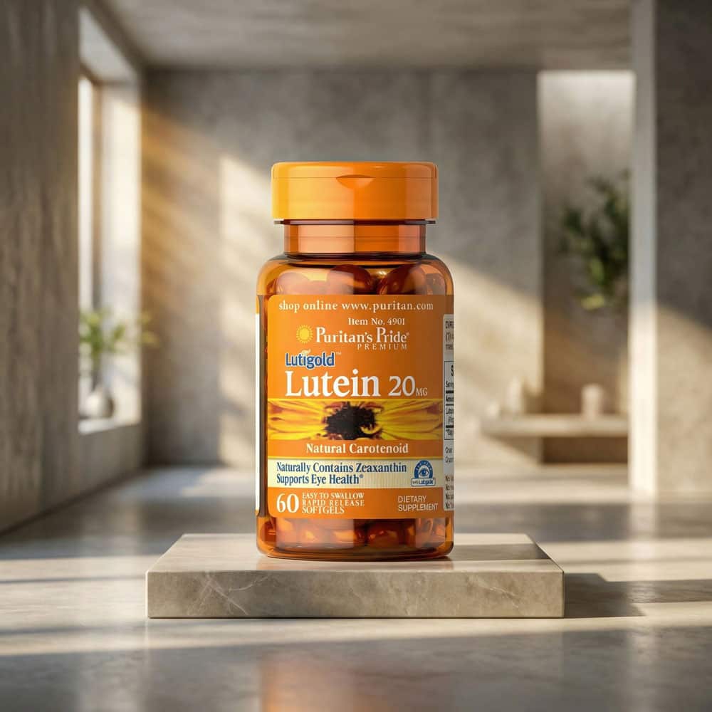 Lutein 20mg with Zeaxanthin - 60 Softgels