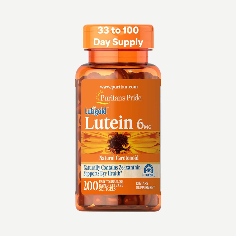 Lutigold Lutein 6mg with Zeaxanthin - 200 Softgels