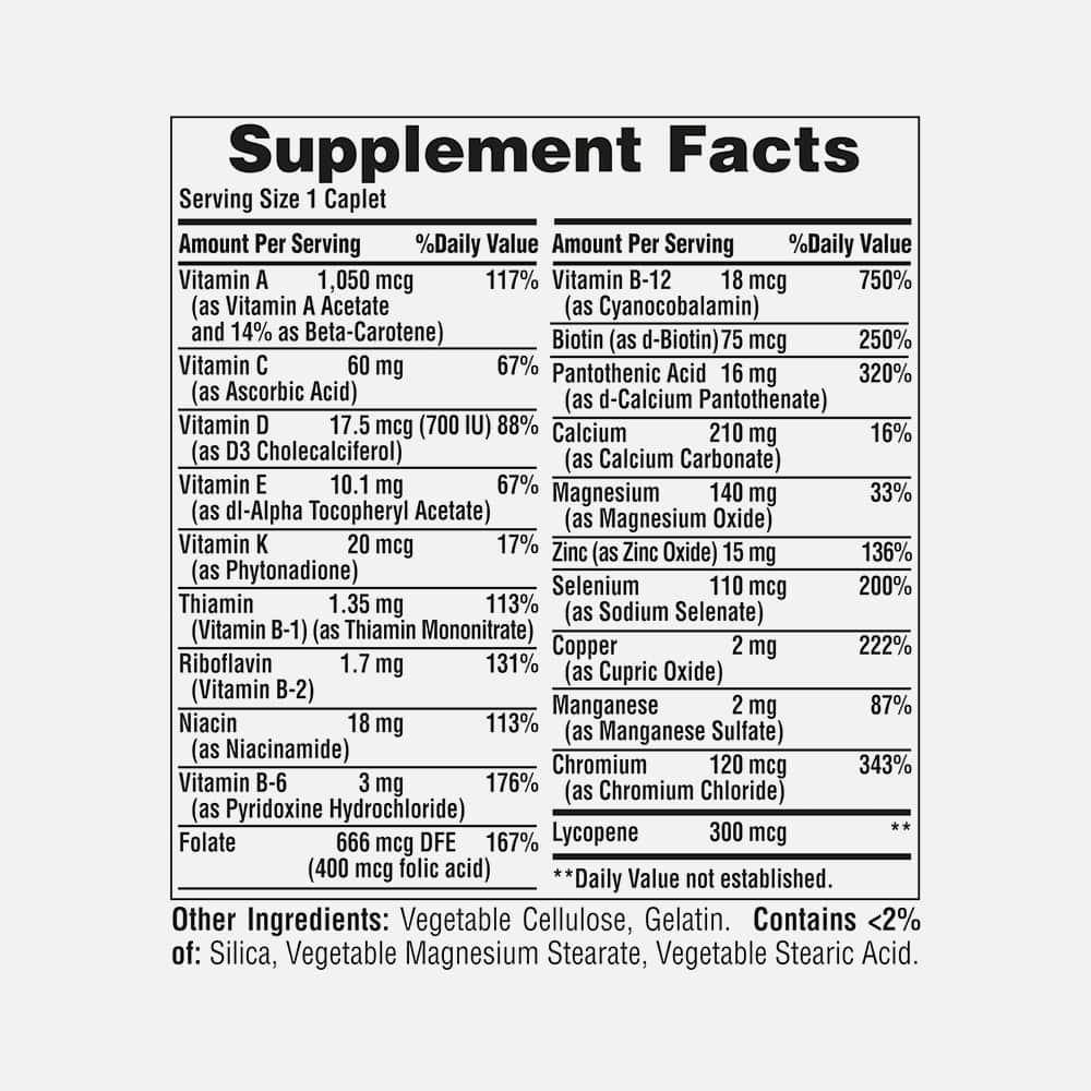 One Daily Men's Multivitamin - 100 Caplets