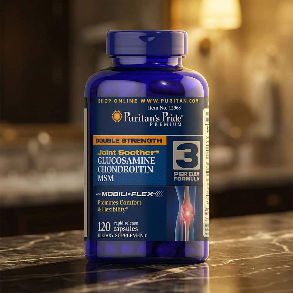 Glucosamine Chondroitin & MSM 3-Per-Day Formula - 120 Capsules