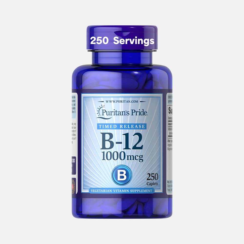 Vitamin B-12 1000mcg - 250 Timed Release Caplets