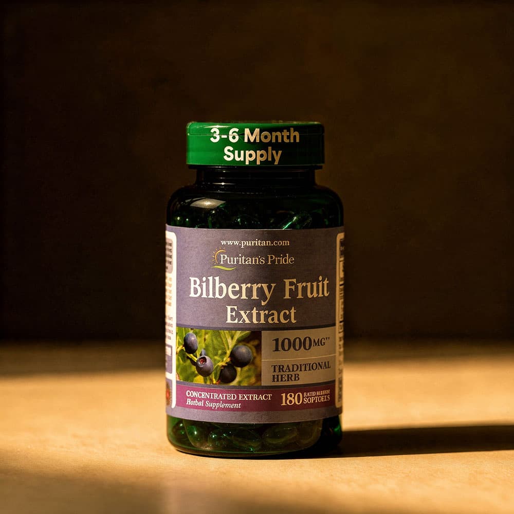Bilberry Fruit Extract 250mg - 180 Softgels