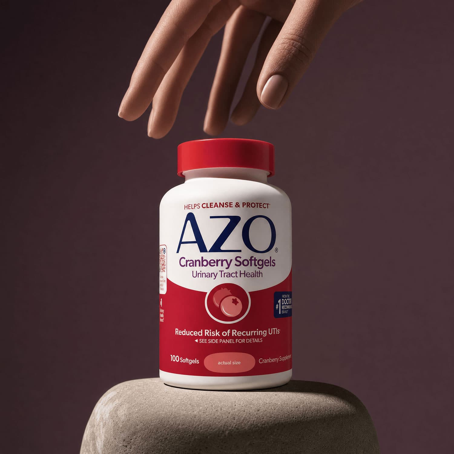 AZO - Cranberry Urinary Tract Health Softgels - 100 Softgels