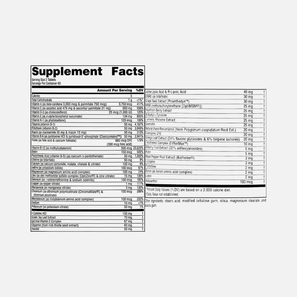 Life Force Multiple Iron Free Multivitamin - 120 Tablets