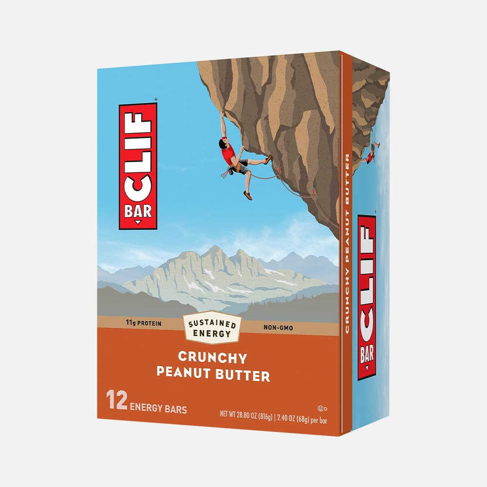 CLIF Bar Crunchy Peanut Butter - 12 Energy Bars