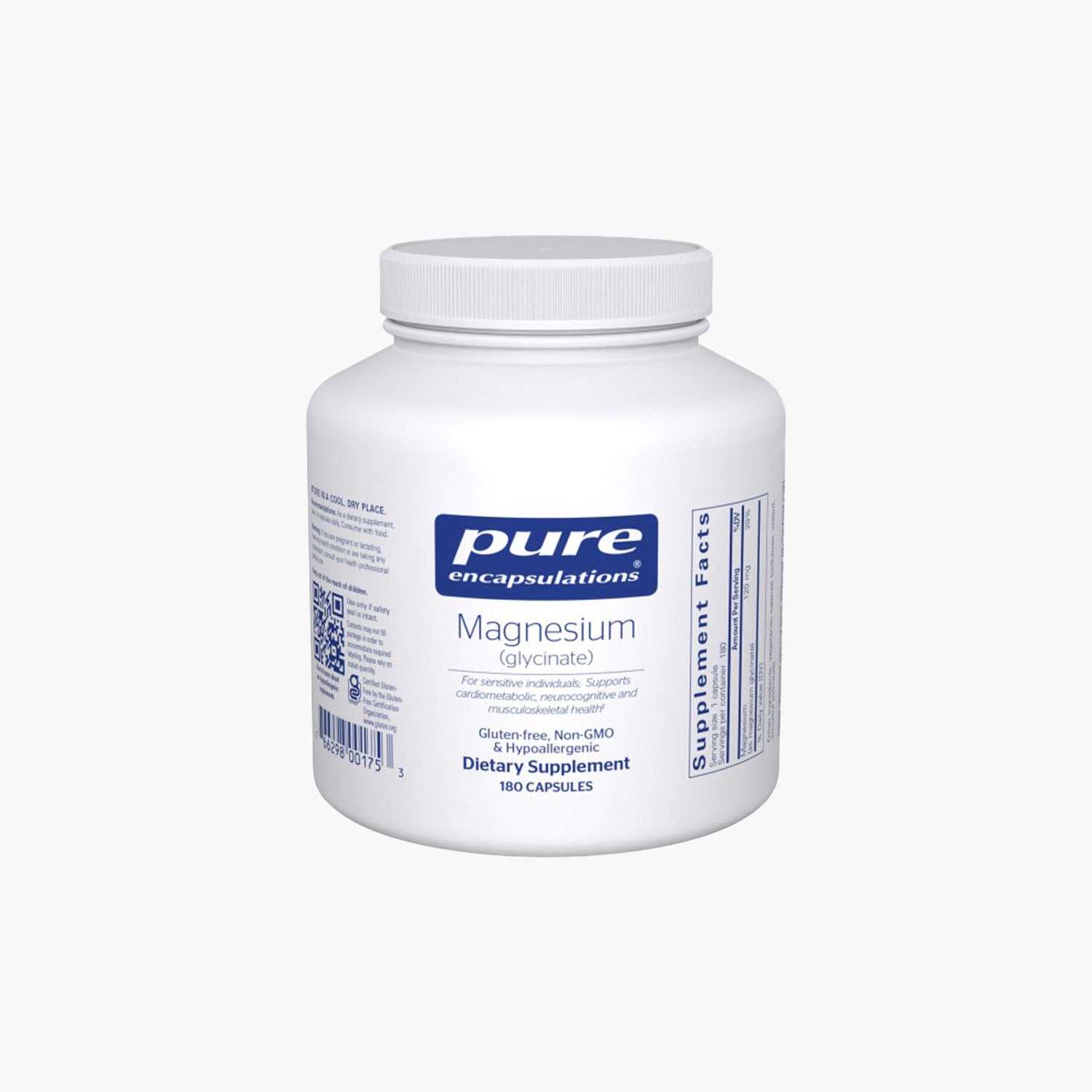 Magnesium Glycinate - 180 Capsules