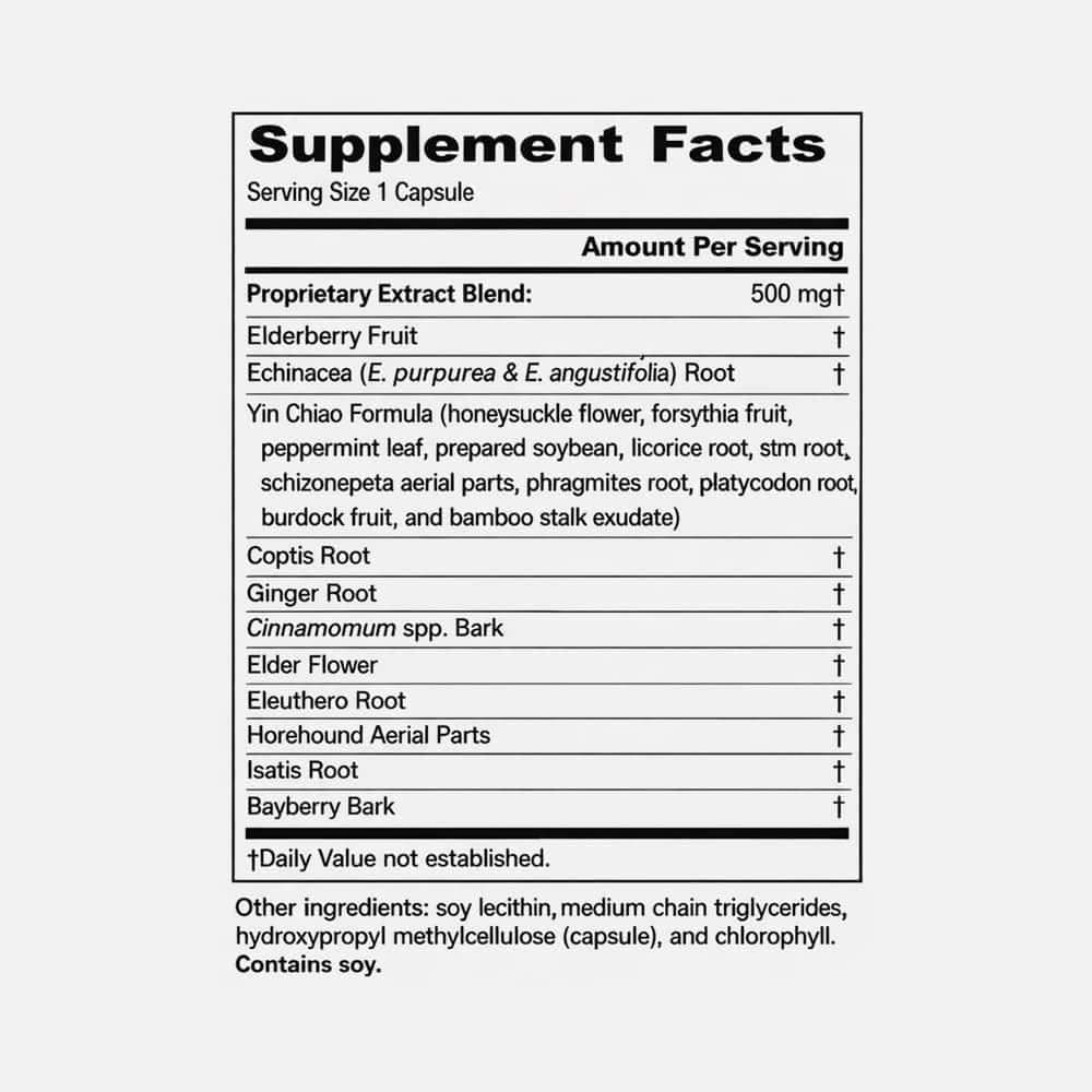 Wellness Herbal Resistance Immune Support - 60 Capsules