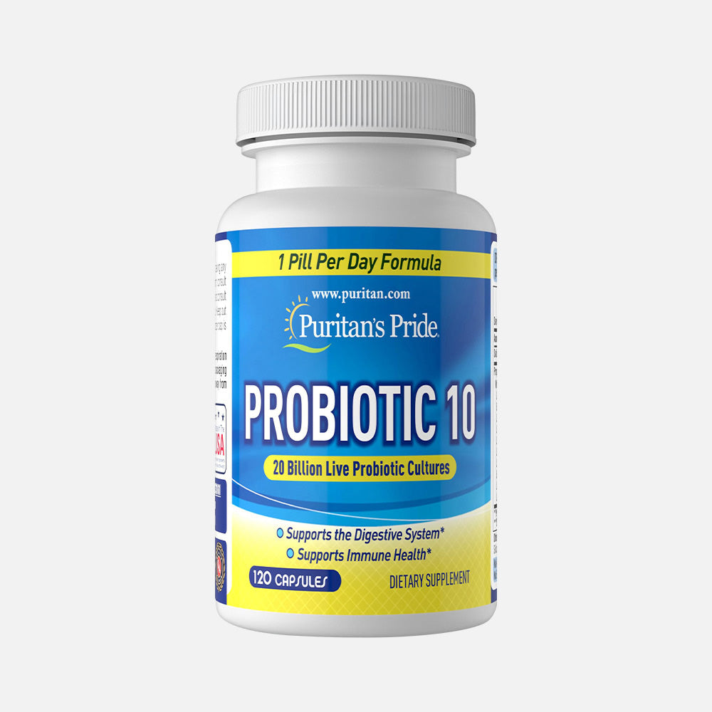 Probiotic 10 with Vitamin D - 120 Capsules