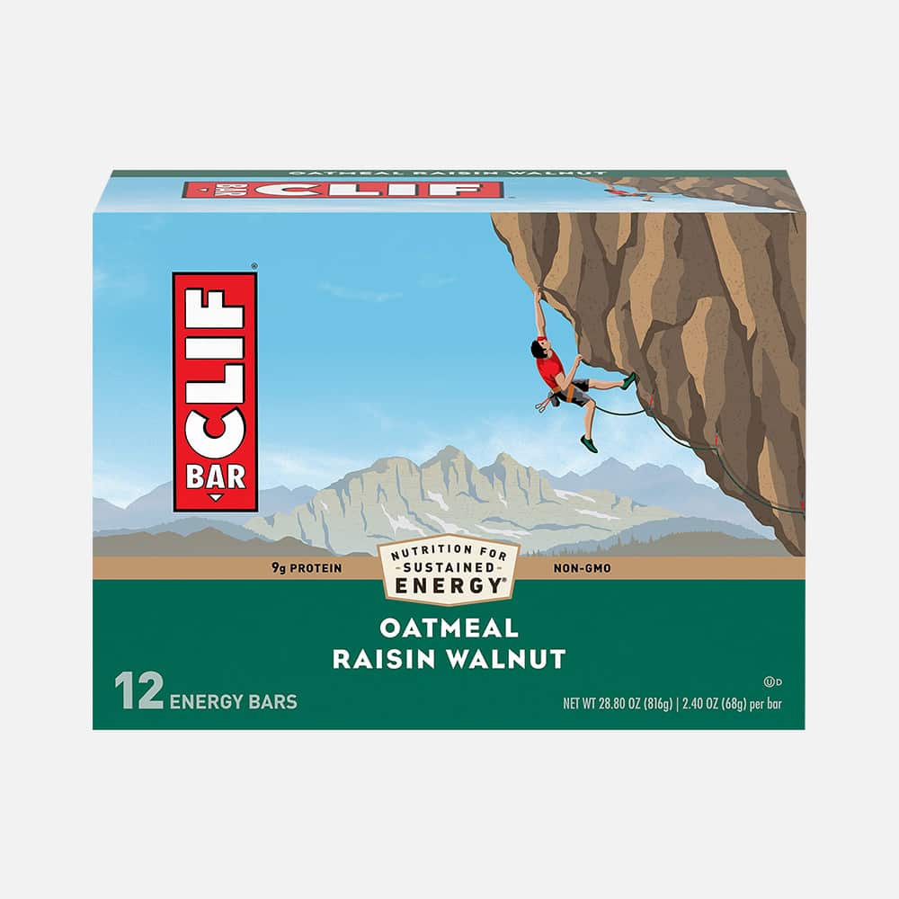 Clif Bar Oatmeal Raisin Walnut - 12 Energy Bars
