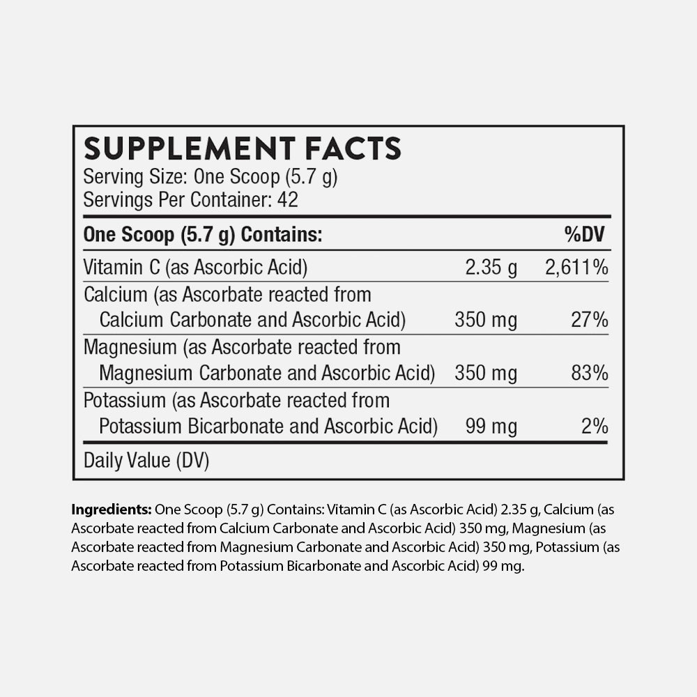 Buffered Vitamin C Powder 2.35g - 8.32 oz (Powder)