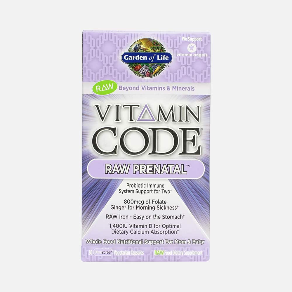 Vitamin Code RAW Prenatal Multivitamin - 30 Veg Capsules