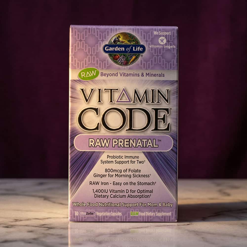 Vitamin Code RAW Prenatal Multivitamin - 30 Veg Capsules