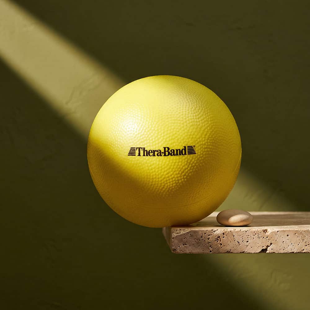 Theraband PVC Exercise Mini Ball 9 Inch - Yellow