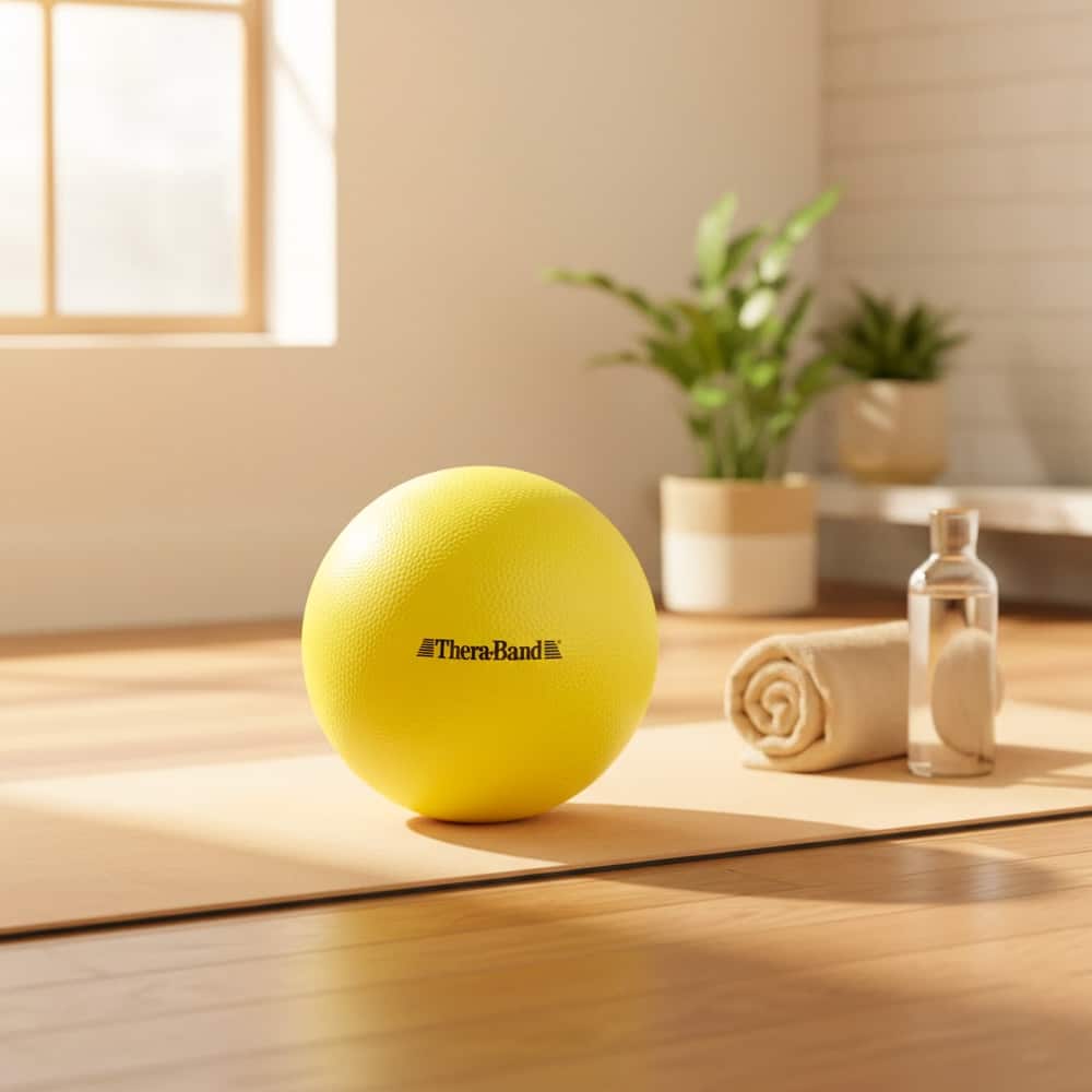 Theraband PVC Exercise Mini Ball 9 Inch - Yellow