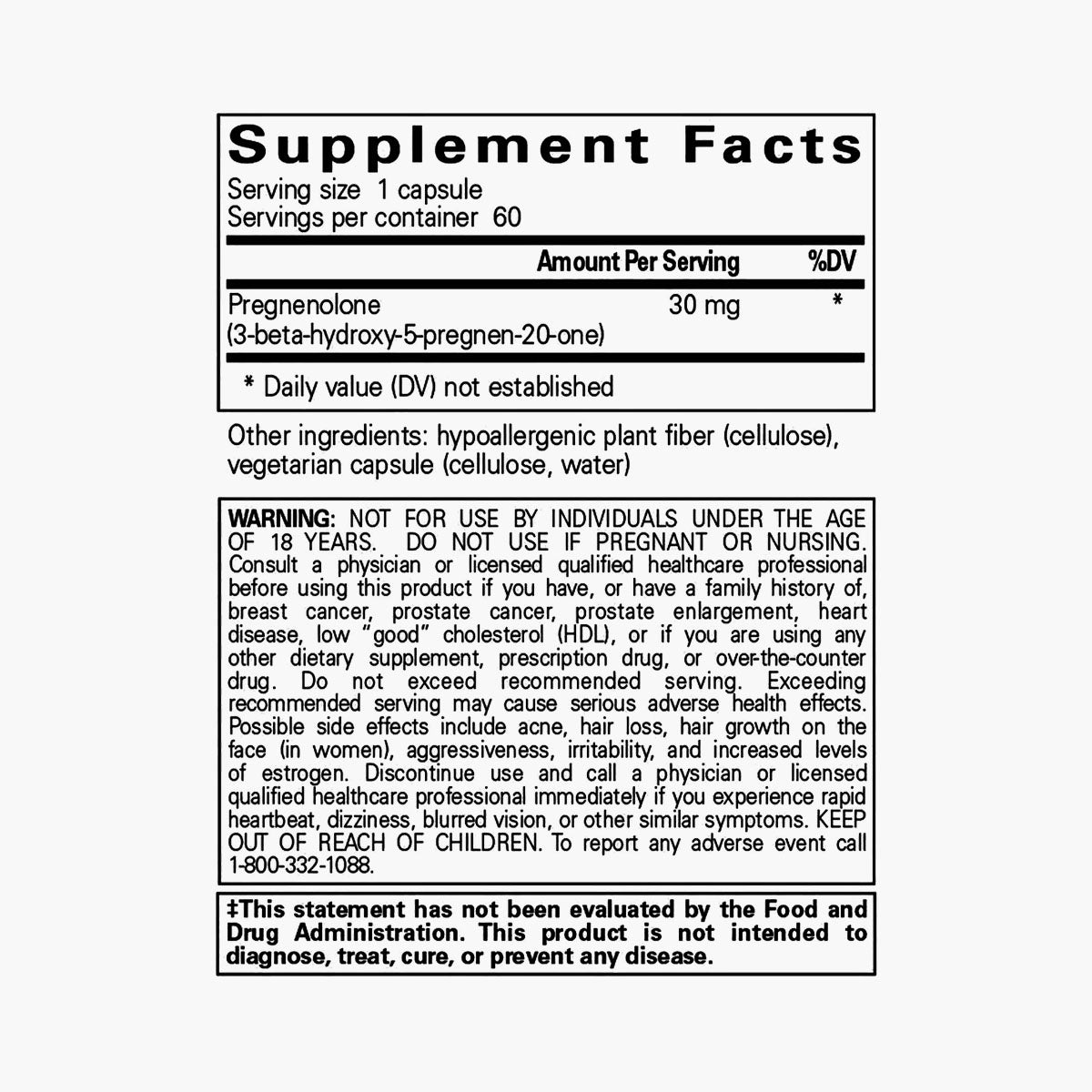 Pregnenolone 30mg