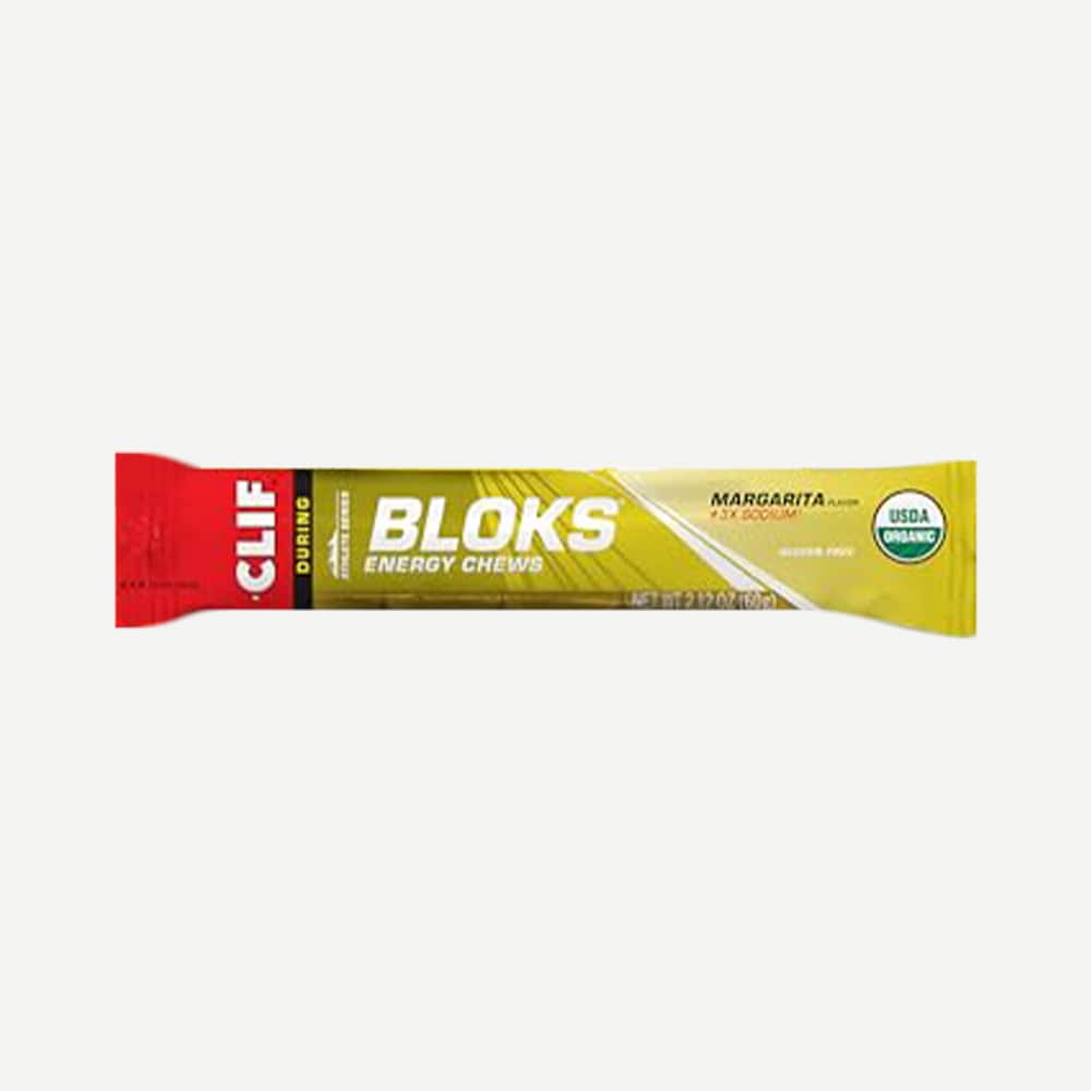 CLIF BLOKS Margarita 3X Sodium - 18 Packs Chews
