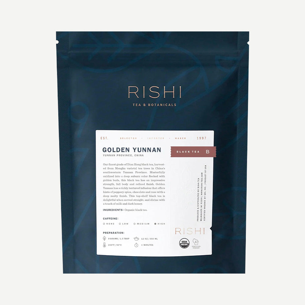 Golden Yunnan Black Tea Organic - 16oz Loose Leaf
