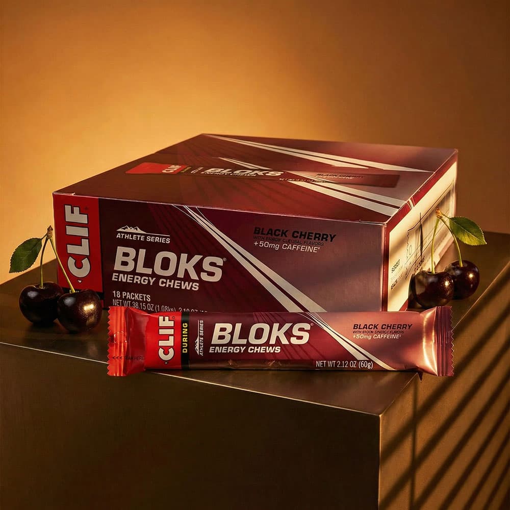 CLIF BLOKS Black Cherry with Caffeine - 18 Chews