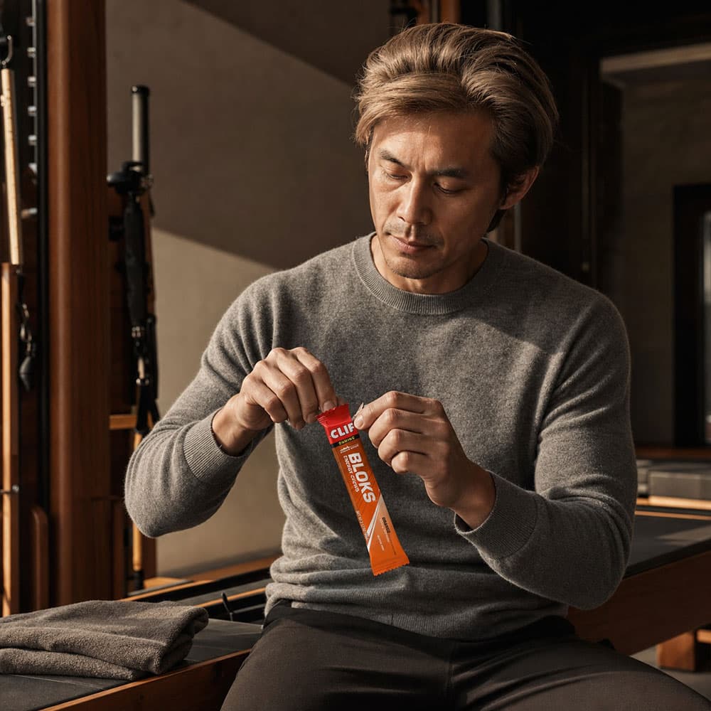 CLIF BLOKS Orange with Caffeine - 18 packets Energy Chews