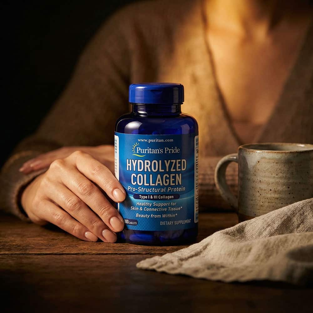 Puritan's Pride Hydrolyzed Collagen 1000mg 180 Caplets
